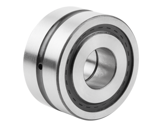 Axial angular contact ball bearing, steel double-row