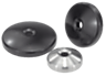 Embase pour pied réglable en zinc injecté haute pression ou Inox