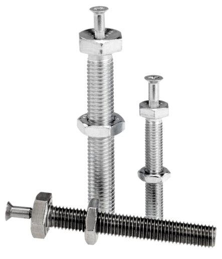 Levelling feet ECO threaded spindlessteel or stainless steel