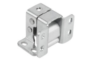 Charnières en acier ou Inox internes, angle d‘ouverture 125°