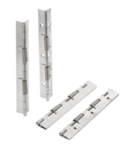 Charnières à ressort en acier ou Inox 180 mm