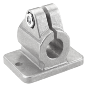 Tube clamps flange, aluminium