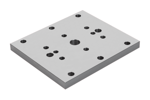 Plaque de base pour étau auto-centrant