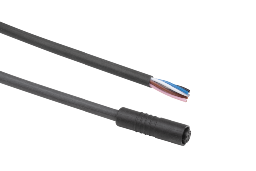 Connecteur 8 mm
à douille avec verrouillage à crans non blindé