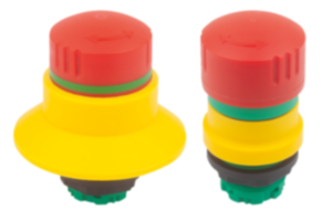 Bouton d'arrêt d'urgence version à encastrer Ø 22,3 mm avec blocs de contact