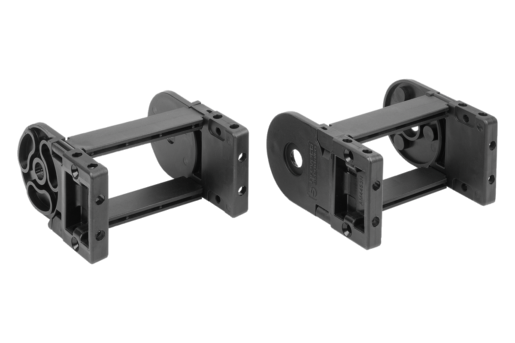 Éléments de fixation en plastique pour chaînes porte-câbles, hauteur intérieure 45 mm