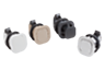 Fermetures à déclic en plastique avec bouton