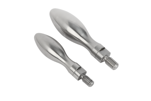 Poignées tournantes similaires à DIN 98, Forme E, en Inox
