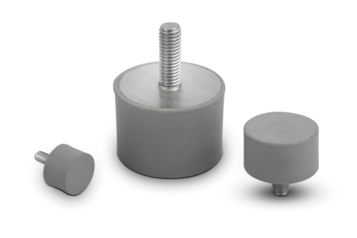 Tampon en caoutchouc Inox, type D
