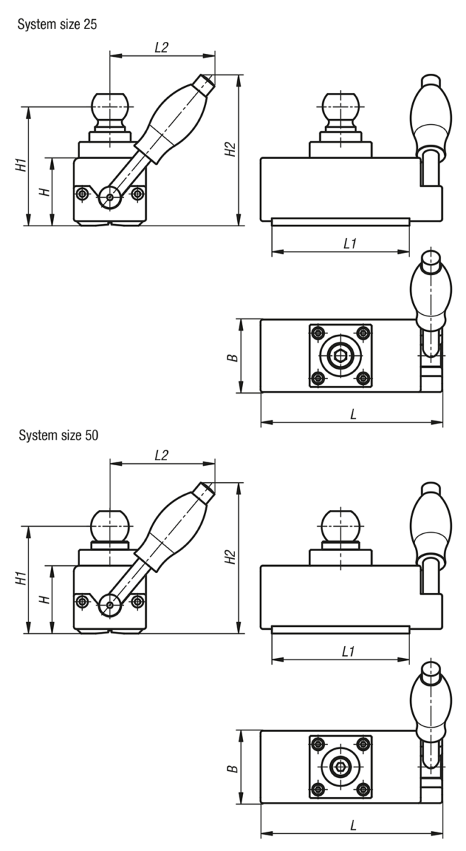 Magnet for workpiece stabiliser