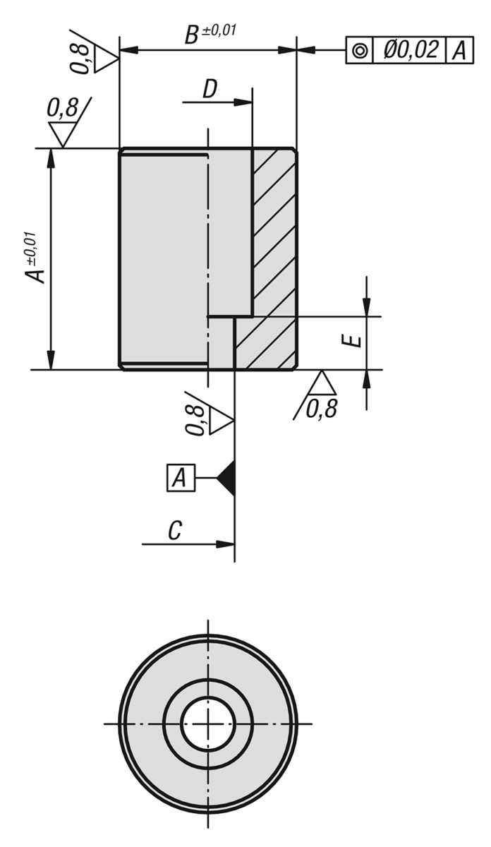 Pieza de soporte y de instalación