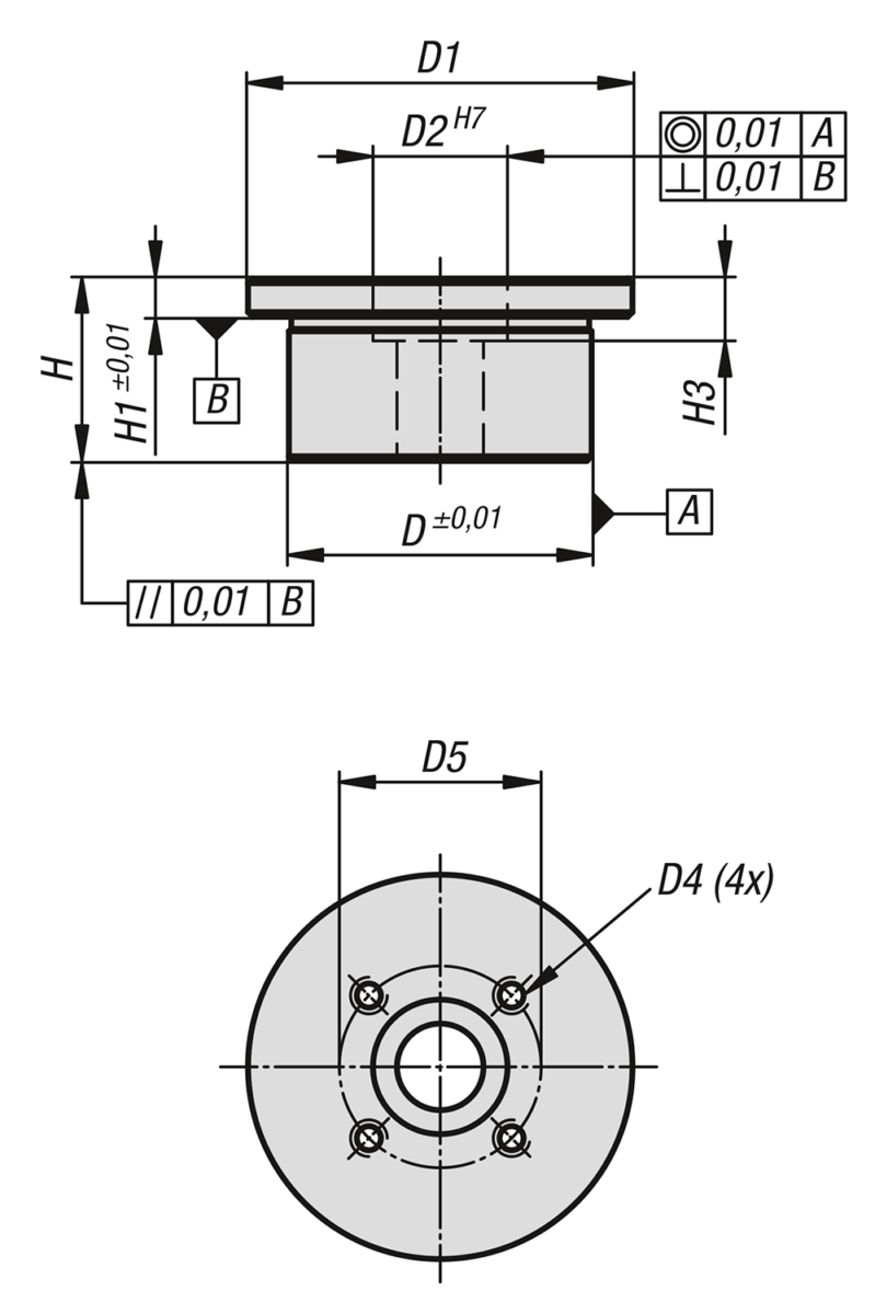 Placas de montaje para dispositivo de sujeción de forma