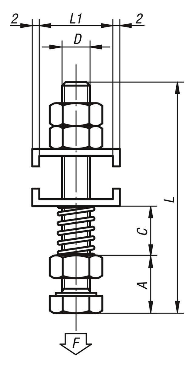 Mandrini pressori elastici