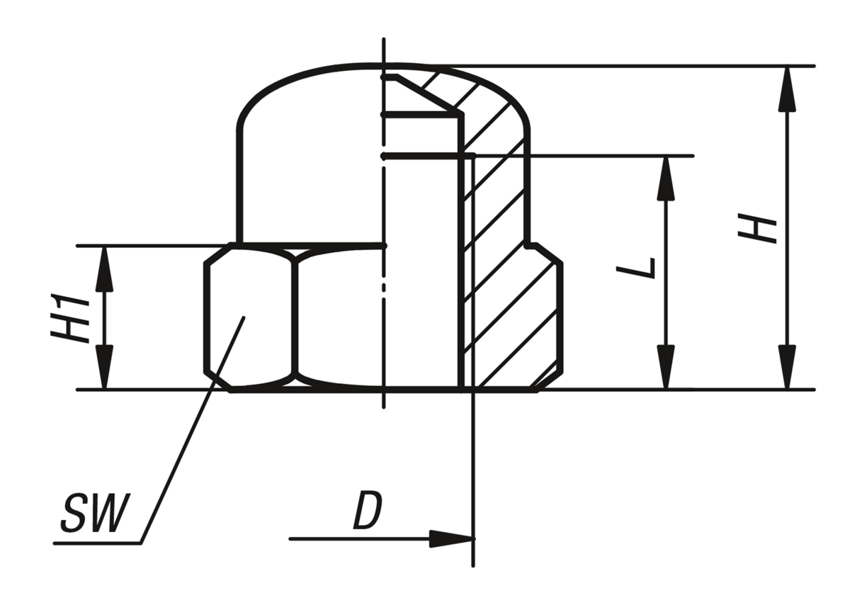 Dadi ciechi simili a DIN 1587