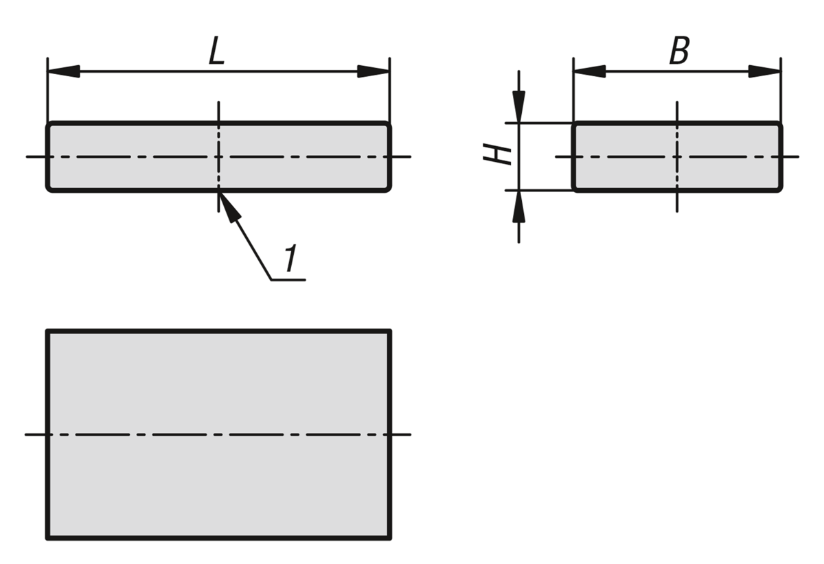 Magnets raw NdFeB, block form