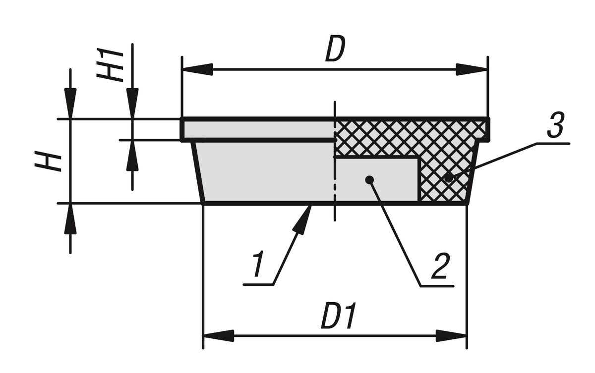 Imanes (imanes adherentes) de ferrita dura