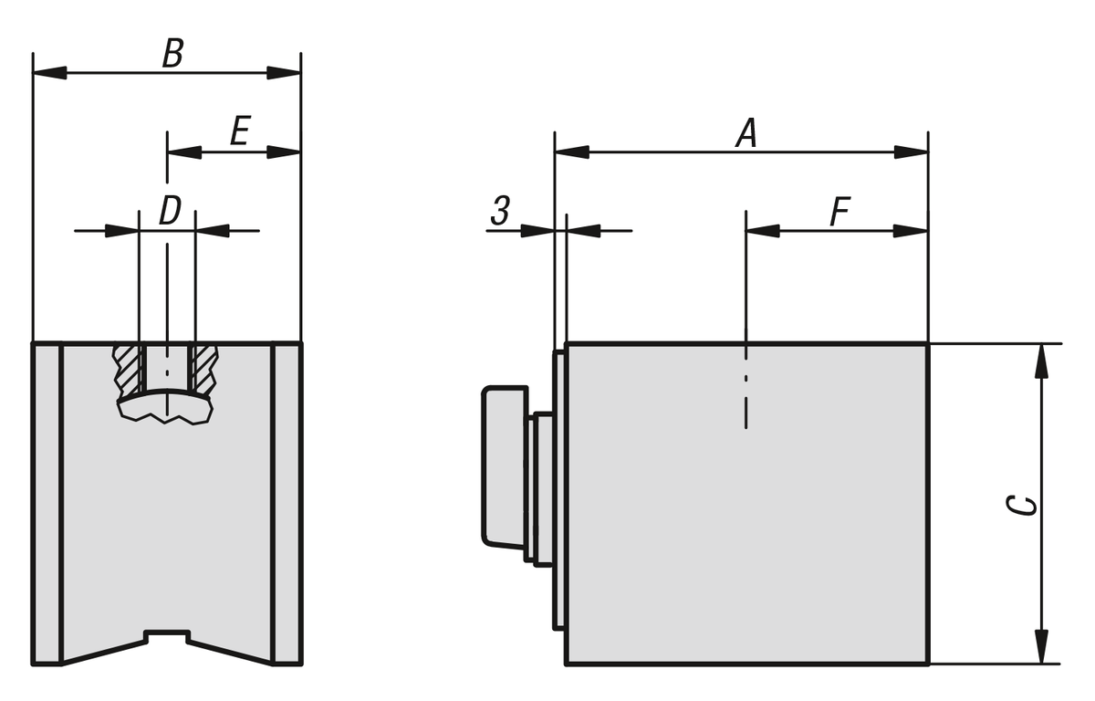 Pied magnétique