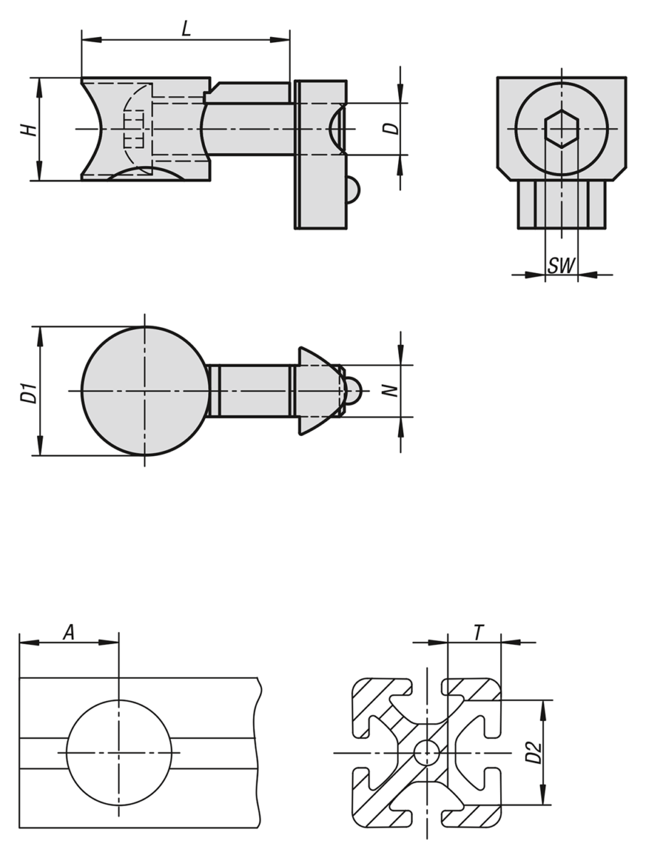 Fixation universelle type I