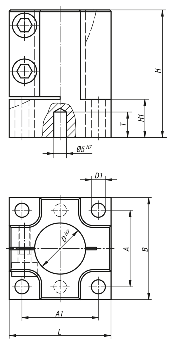 Socle simple