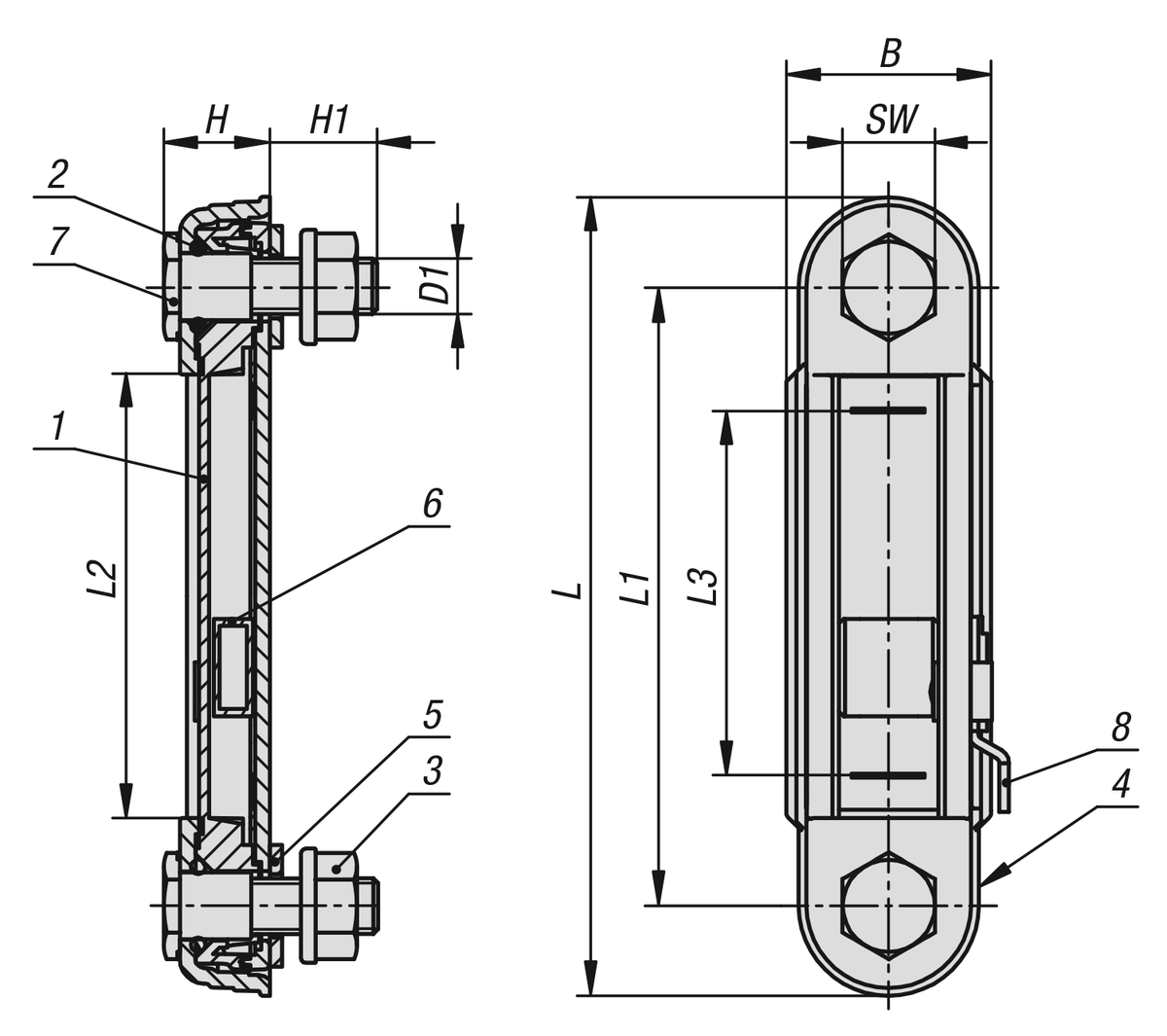 Oil level gauges with electronic oil level monitoring