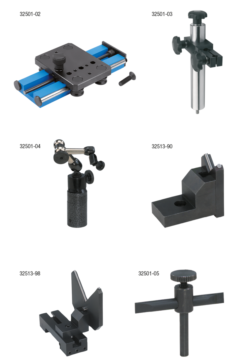 Accessoires pour appareils de contrôle de concentricité