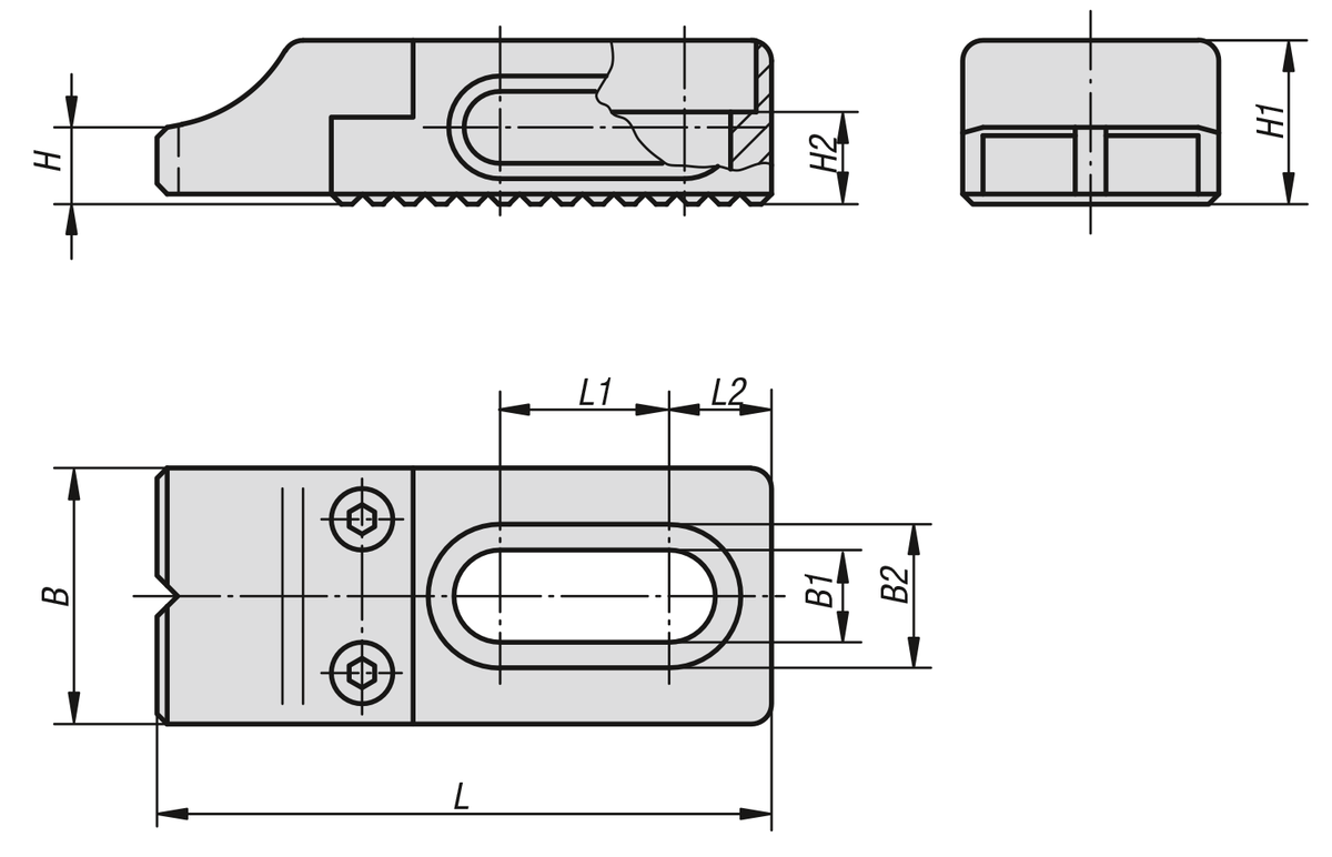 Mini butée réglable