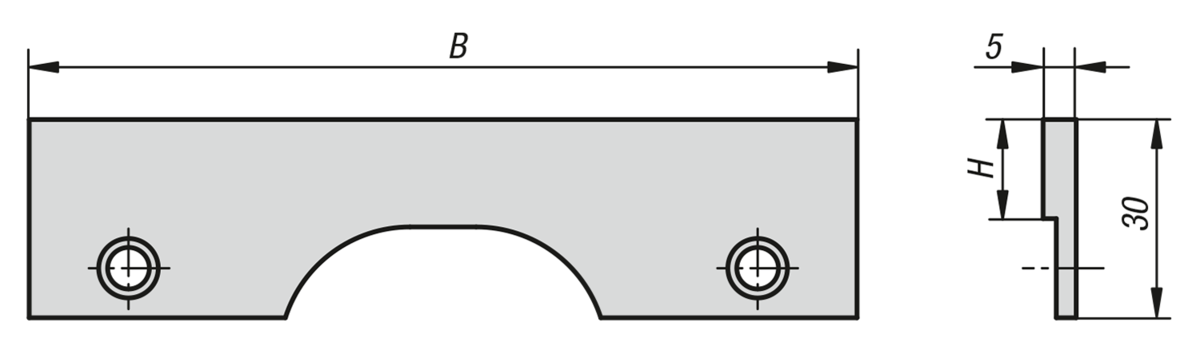 Supports universels,à visser