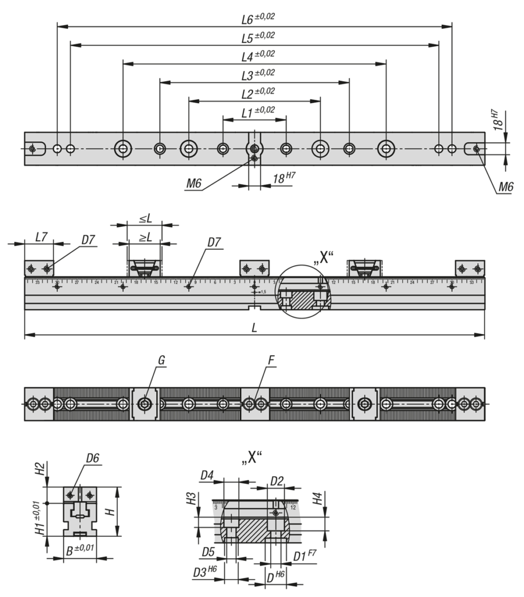 Systèmes de bridage multiple avec mors de serrage double face Mors fixe DS