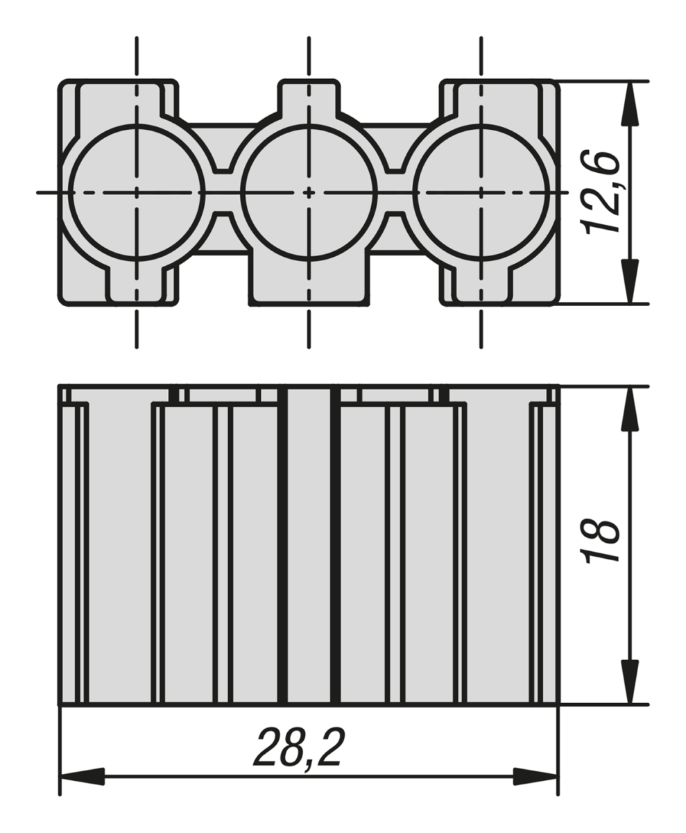 Cover caps 
for GST18i3 sockets